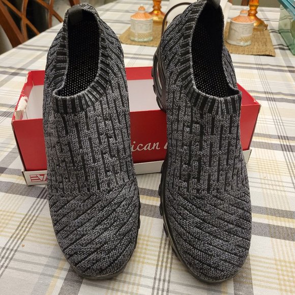 Source Unknown Shoes - Black and white tweed clogs